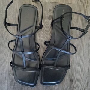 Marc Fisher Black Strappy Sandals